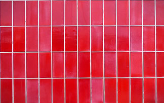 Bild: Rote Fliesen (Badezimmer)